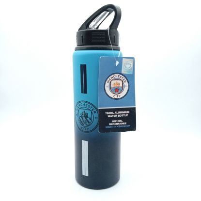 Bild von Manchester City FC Mc08314 Team Merchandise 750 ml Aluminium Fade Flasche blau Einheitsgröße